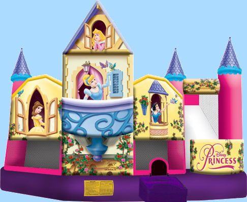 Disney Princess 3D 5 In 1 Inflatable Combo